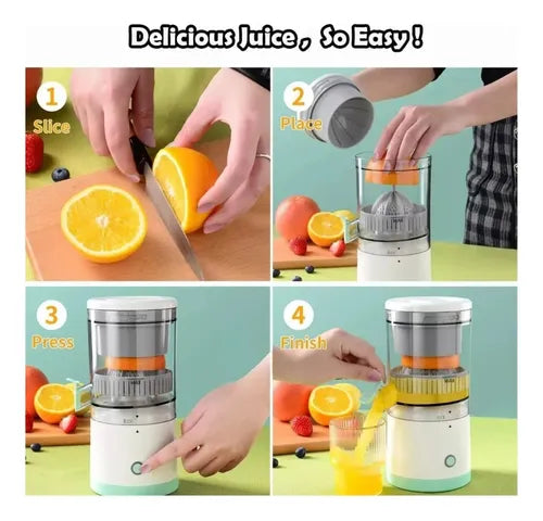 🍹 Exprimidor de Jugos Instantáneo Recargable – Jugo Fresco Donde Quieras