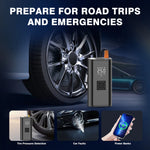 🚗 Compresor de Aire Inalámbrico Digital – Potencia Portátil, Seguridad al Instante