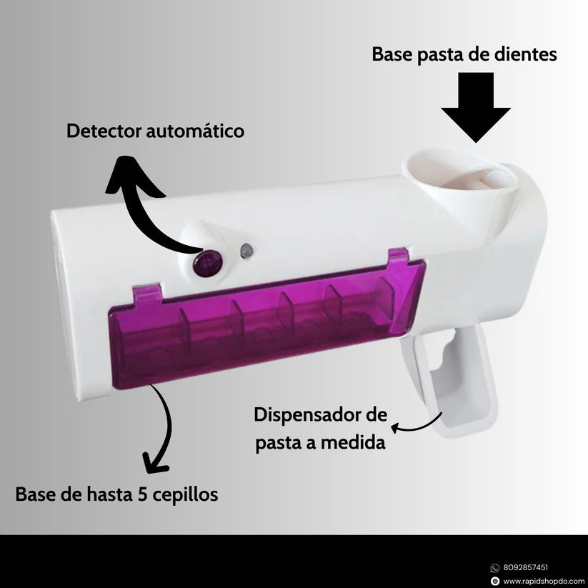Porta Cepillo con Esterilizador UV – Higiene y Funcionalidad en un Solo Equipo