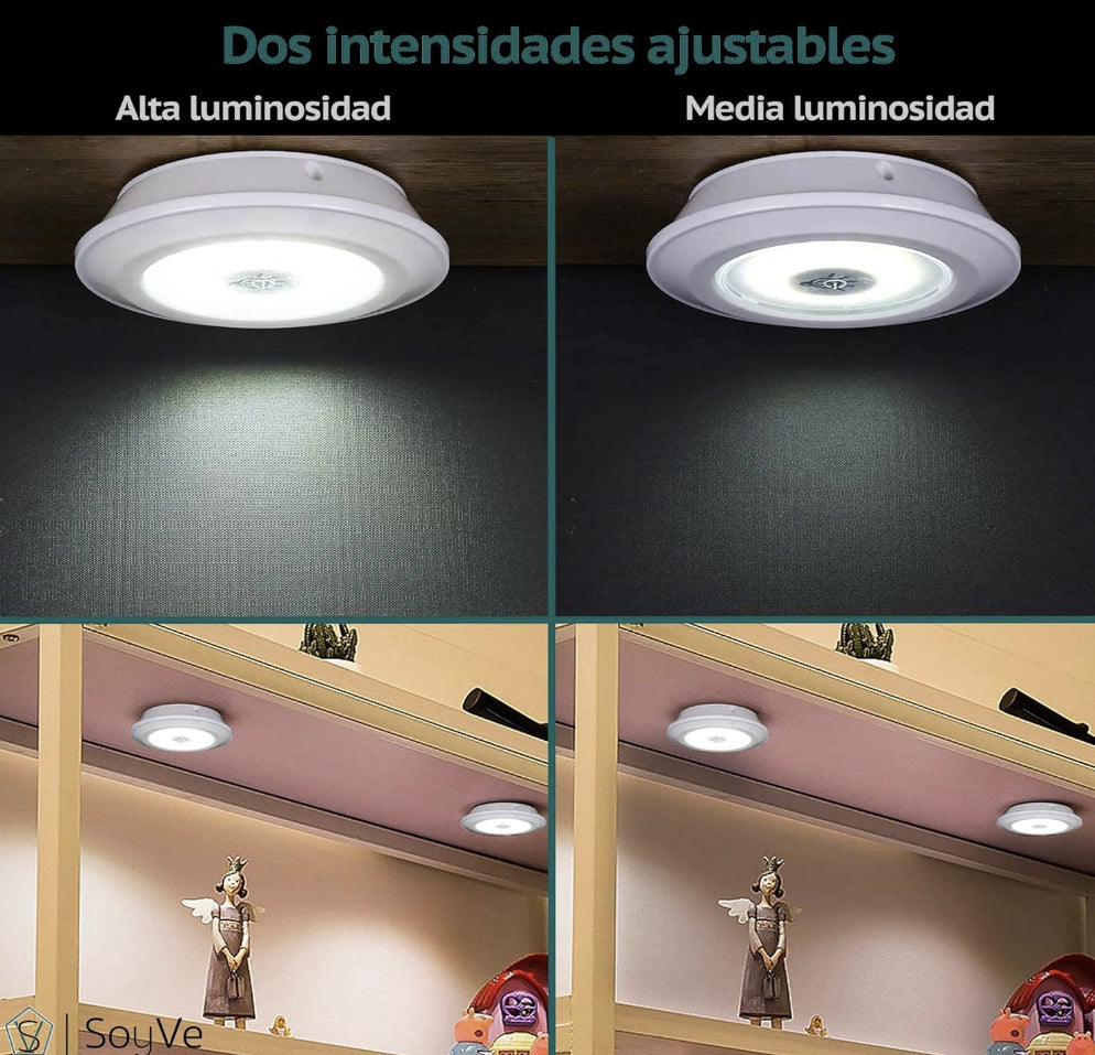 ✨ Set de 3 Luces LED con Control Remoto – Ilumina con un Toque