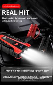 🔋 Jumper de Baterías AS‑02 MD 12406 – Arranca tu Vehículo en Segundos
