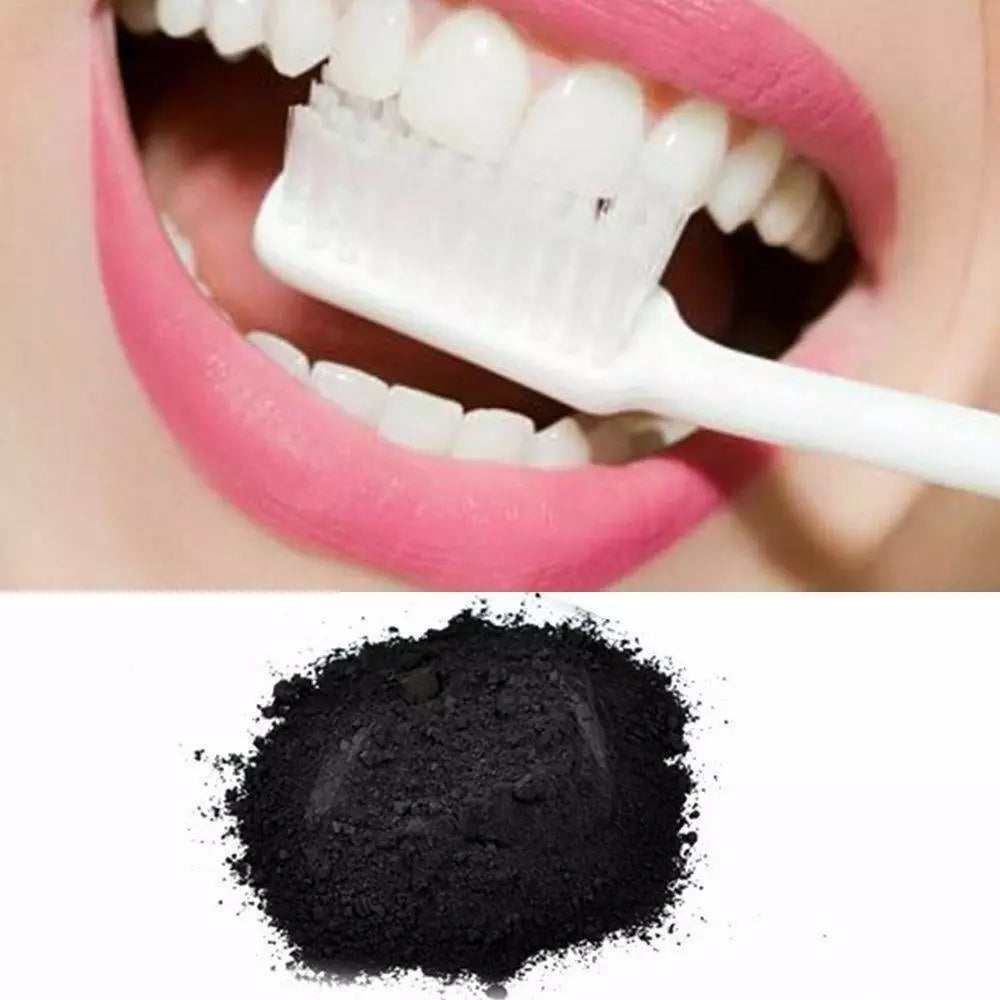 😁✨ Polvo Negro Blanqueador Dental – Sonríe con confianza