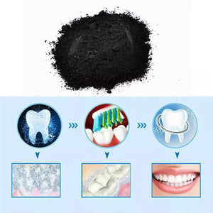 😁✨ Polvo Negro Blanqueador Dental – Sonríe con confianza