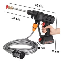 🚿 Hidrolavadora Portatil recargable de alta presión - 2 Baterías 48 W