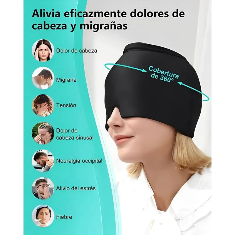 GORRO MIGRAÑA (AZUL) – Alivio Terapéutico y Estilo en Uno