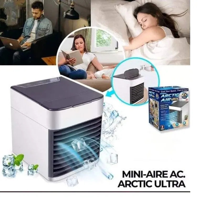 🌬️ Mini Aire Portátil 4 en 1 – Frescura Compacta al Alcance